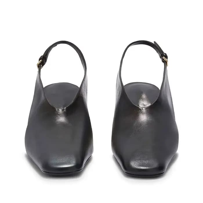 Bout carré talons étranges femmes sandales été peu profond boucle sangle mi talon Banquet fête mariage polyvalent