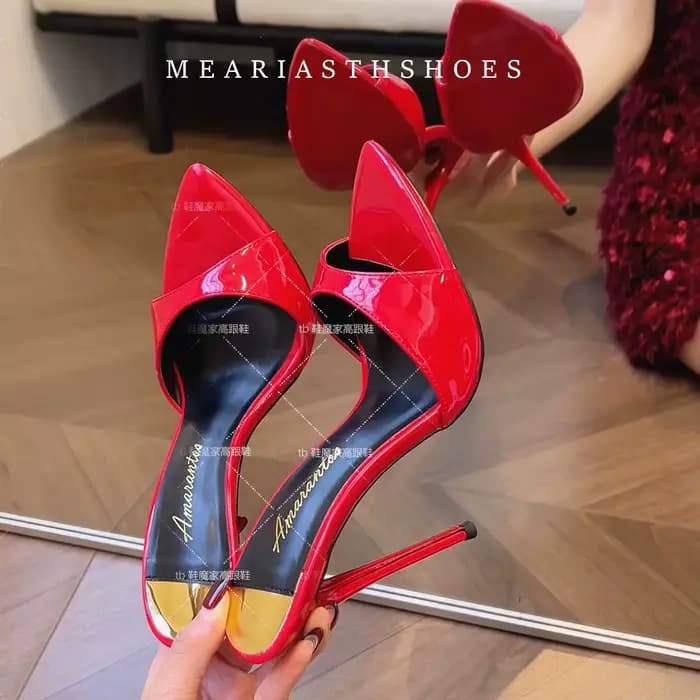 Sandales d'été sexy à talons hauts fins pour femme