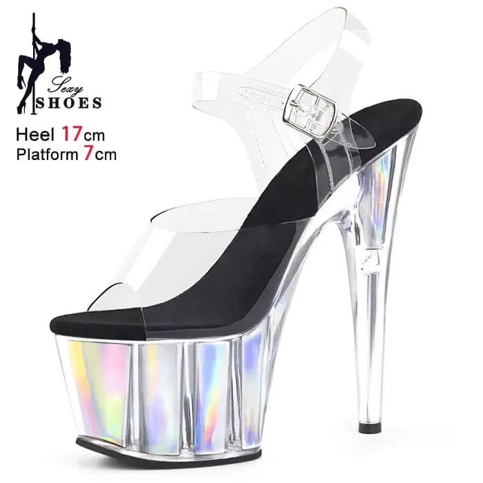 Sandales holographiques 17CM 20CM