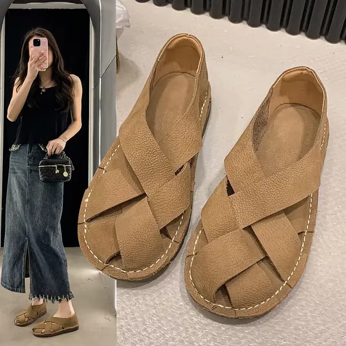 Sandales en cuir pour femmes