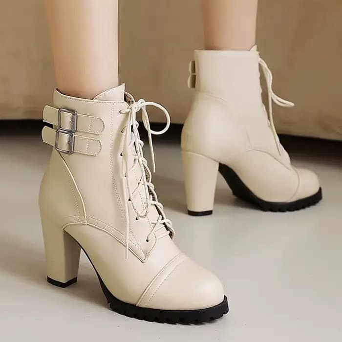 Bottines à lacets pour femmes