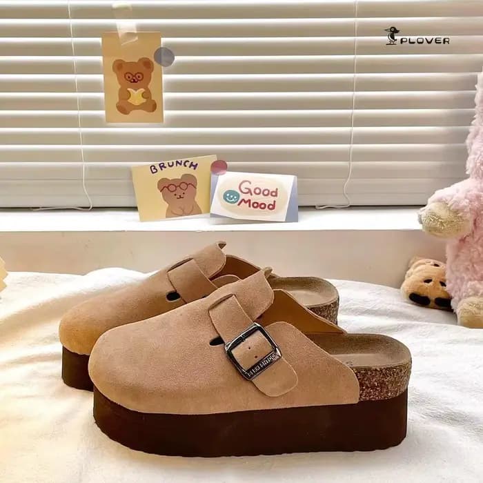 Pantoufles d'été à bout mule semi-dérapant pour femmes