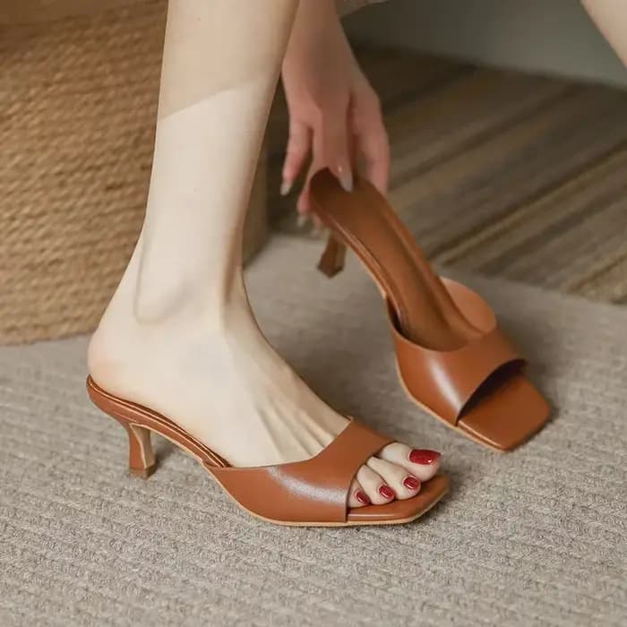 Mules à talons pour femmes
