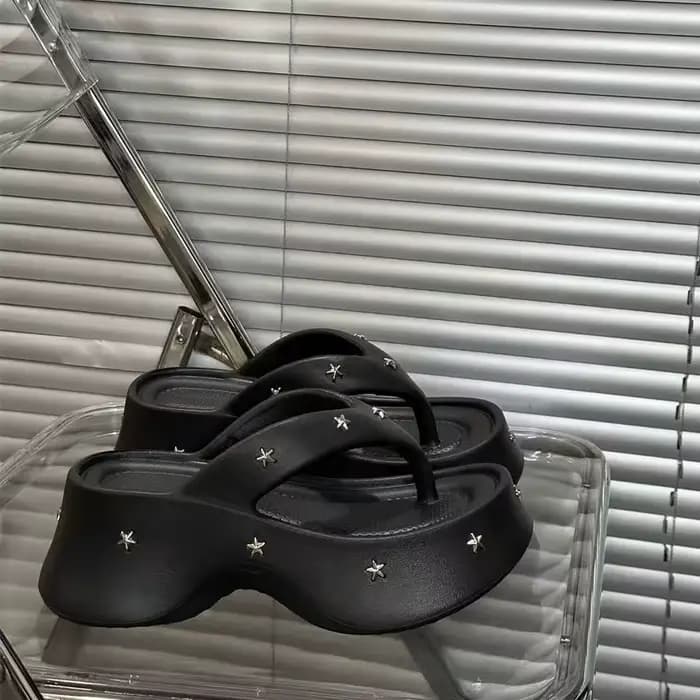 Sandales d'été à talon épais pour femme