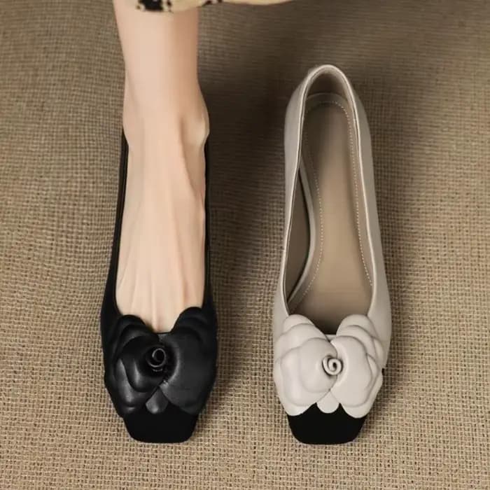 Chaussures élégantes à talons bas pour femmes