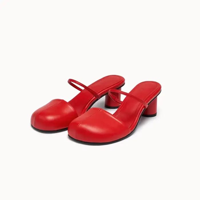Mules d'été à bout couvert pour femmes