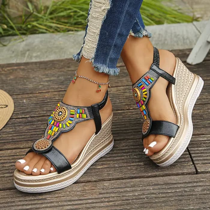 Sandales pour femmes, style bohème