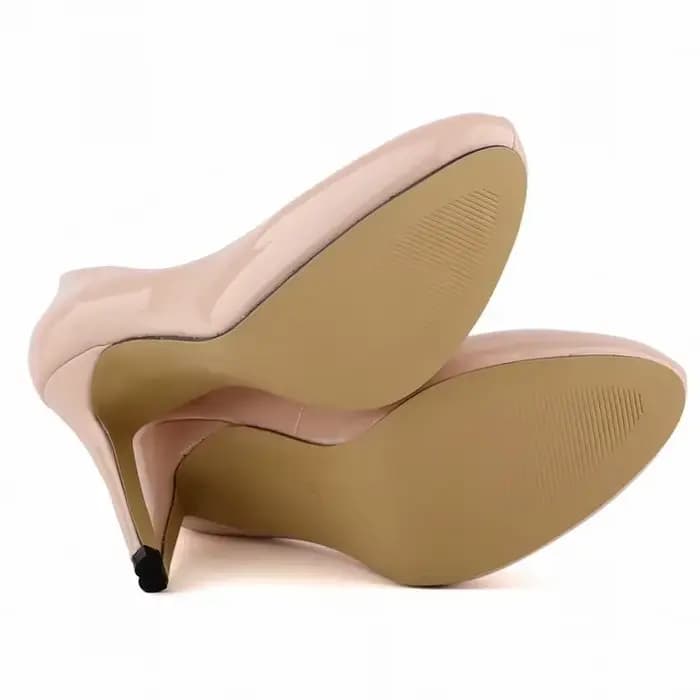 Escarpins en cuir verni pour femmes