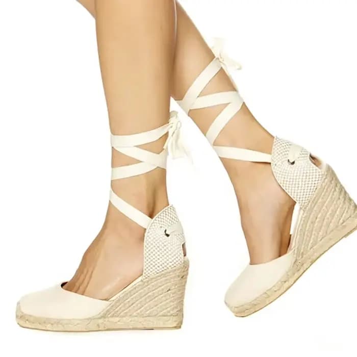 Sandales compensées confortables pour femmes