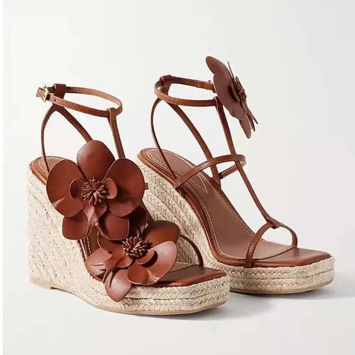 Sandales compensées espadrilles pour femme