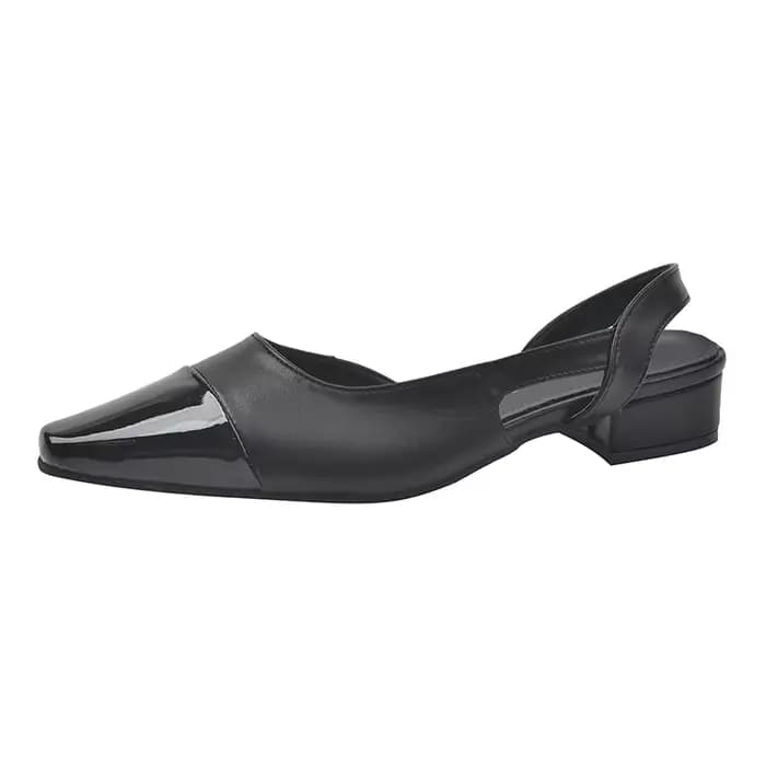 Été couverture orteil sans lacet femmes sandales concis talon épais Singbacks Mules chaussures femme élégante robe de soirée Sandalias