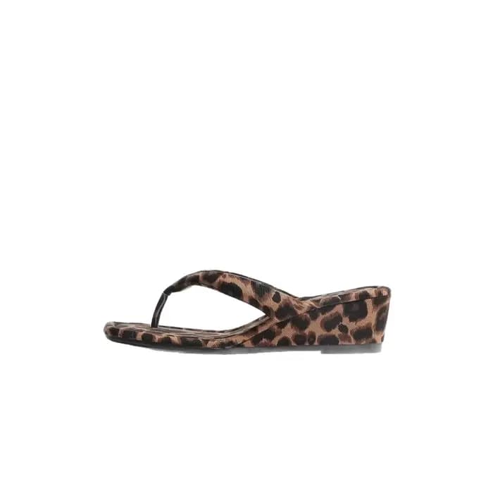 Sandales à lanières motif tigre pour femme – Idéales pour l'été