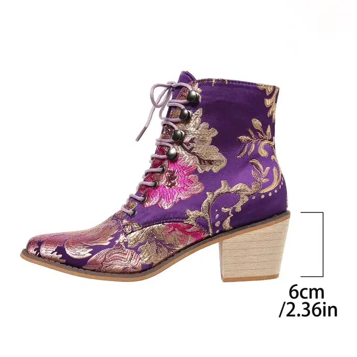 Bottines à bout pointu pour femmes