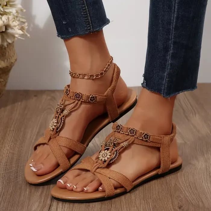 Sandales compensées d'été pour femmes
