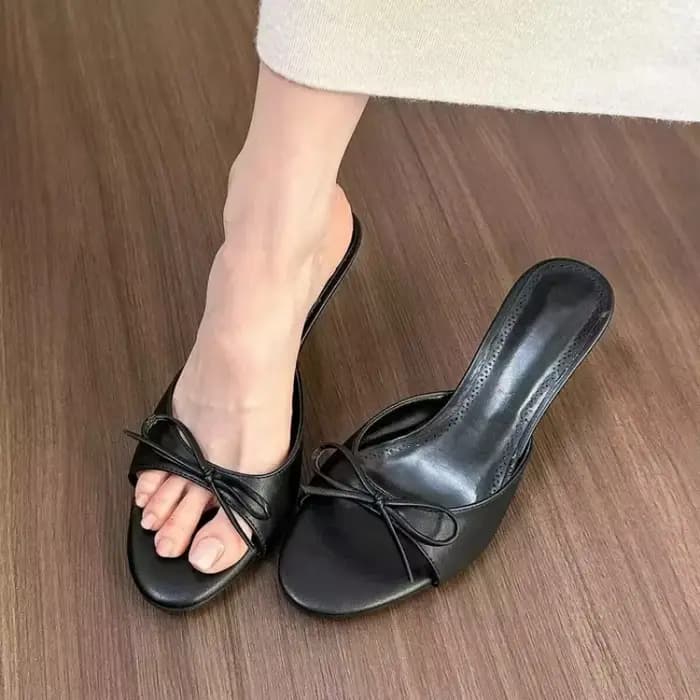 Mules élégantes à nœud pour femmes