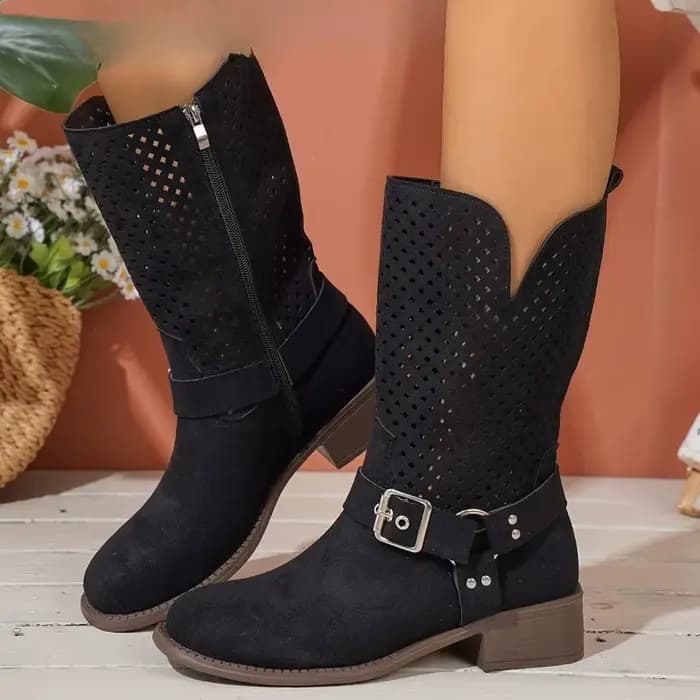 Bottes mi-mollet pour femmes