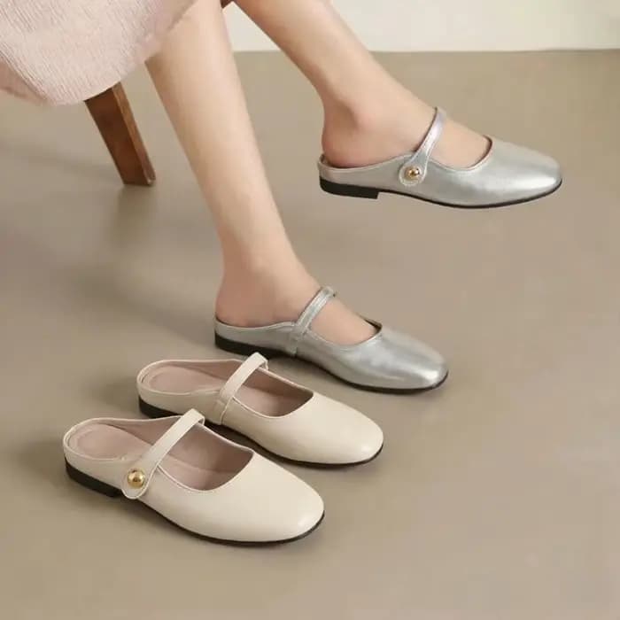 Nouvelle collection été pour femmes : Mules rétro-chics et polyvalentes à bout fermé — Sandales décontractées