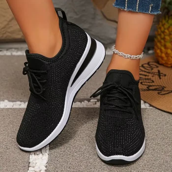 Baskets compensées pour femmes à enfiler ou à lacets