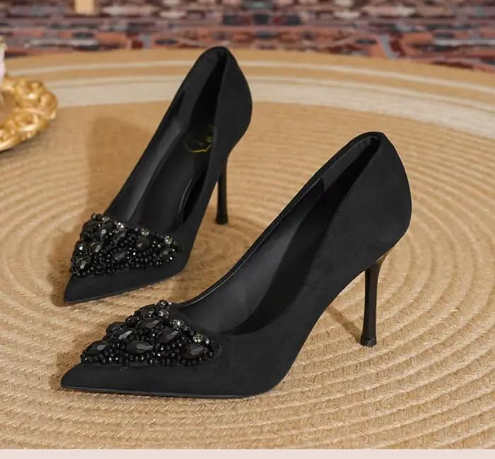 Talons aiguilles Sexy printemps et automne nouvelles chaussures pour femmes à bout pointu
