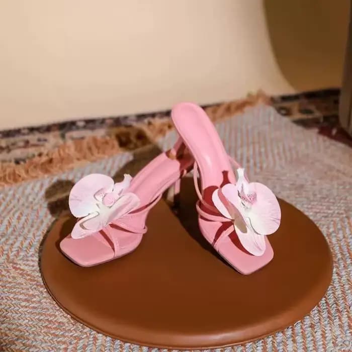 Oulylan talons hauts pantoufles décontracté été chaussures pour femmes de luxe