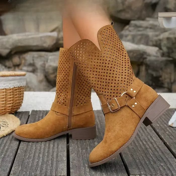 Bottes mi-mollet pour femmes