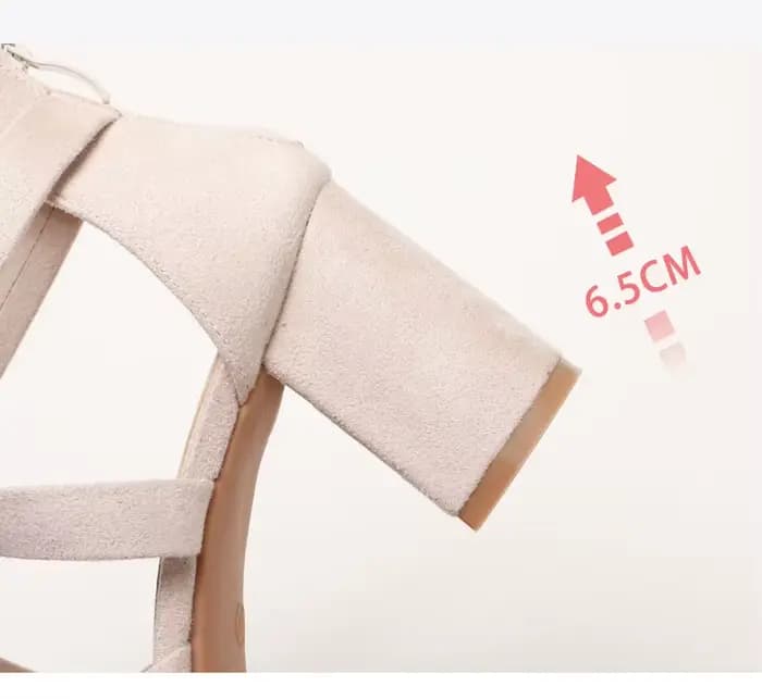 Sandales à talons en daim ZAROY pour femmes