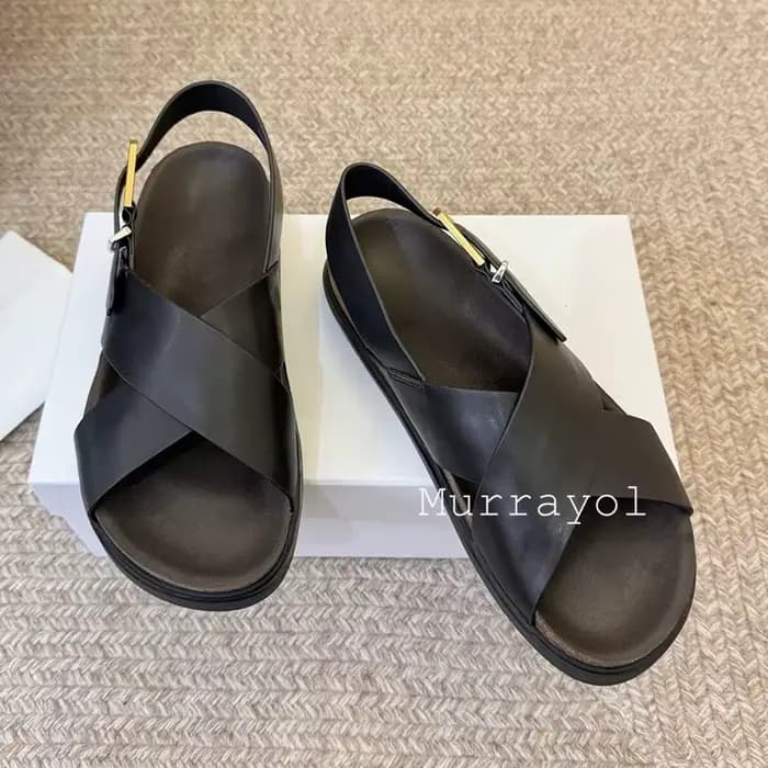 Sandales pour femmes en cuir véritable