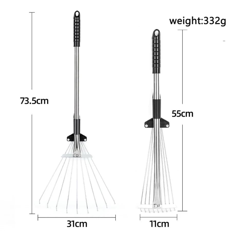 Râteau de jardin, équipement agricole, nivellement, jardinage pour outils, fournitures agricoles, fe