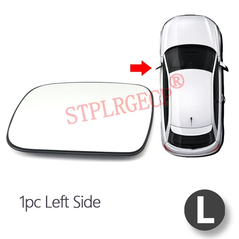 Verre de rétroviseur latéral chauffant pour Peugeot 407 (2004-2011) et 307 (2005-2008)