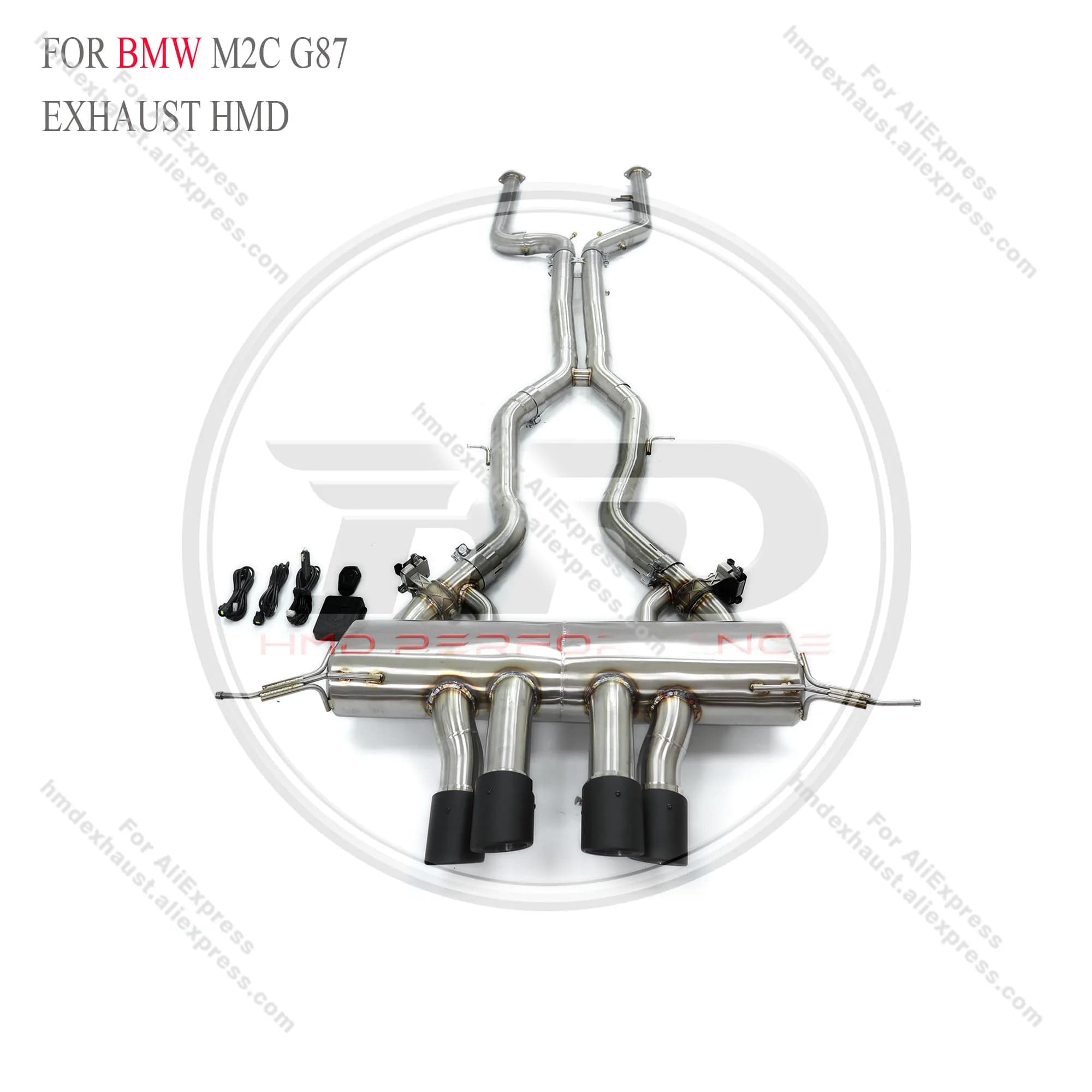 Catback de Performance du système d'échappement HMD pour silencieux BMW M2C G87 3.0T avec Valve