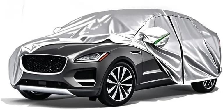 Housse de voiture imperméable pour Jaguar Vanden Plas, Protection contre la pluie et les UV, ourlet 