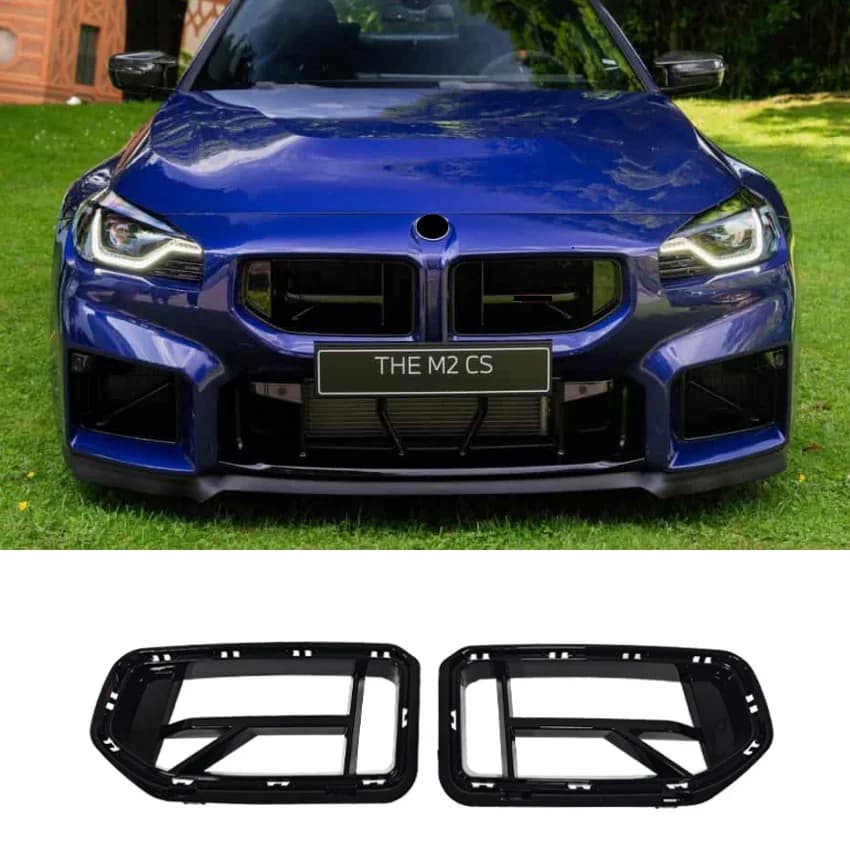 Grilles de nez avant en maille pour pare-choc avant, Style CS 2026 pour BMW M2 G87 2022 – 2023, garn