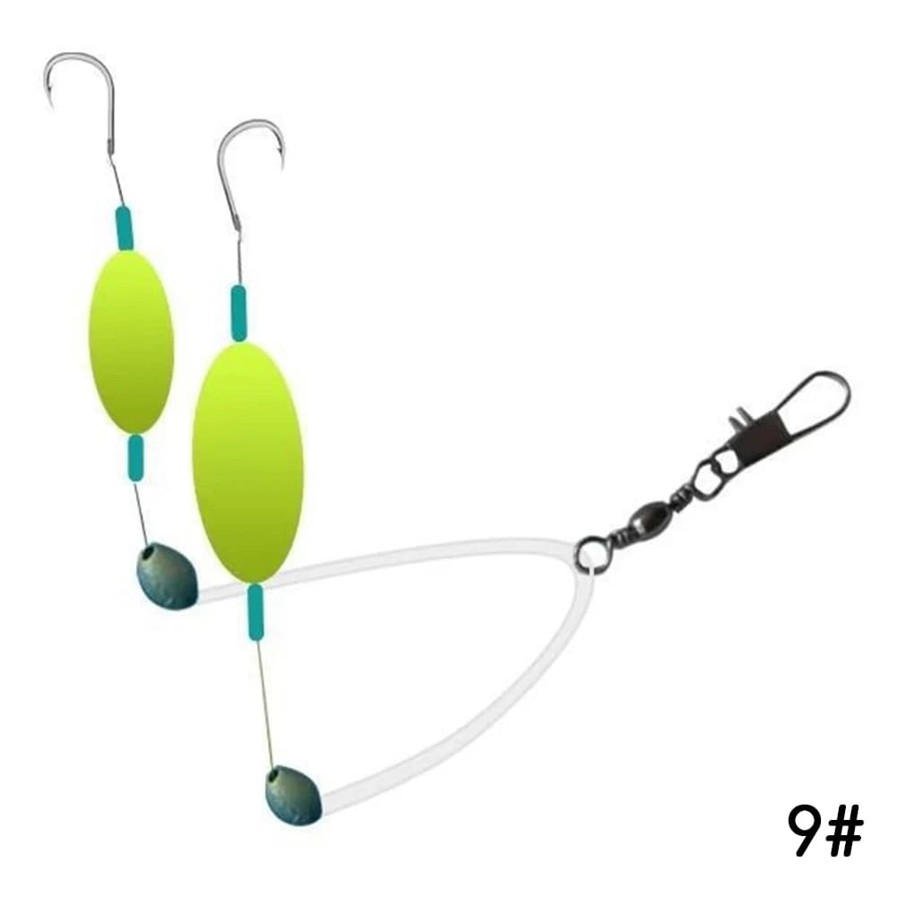 Hameçon de pêche au surf, plate-forme Pompano avec flotteurs, équipements de pêche polyvalents pour 