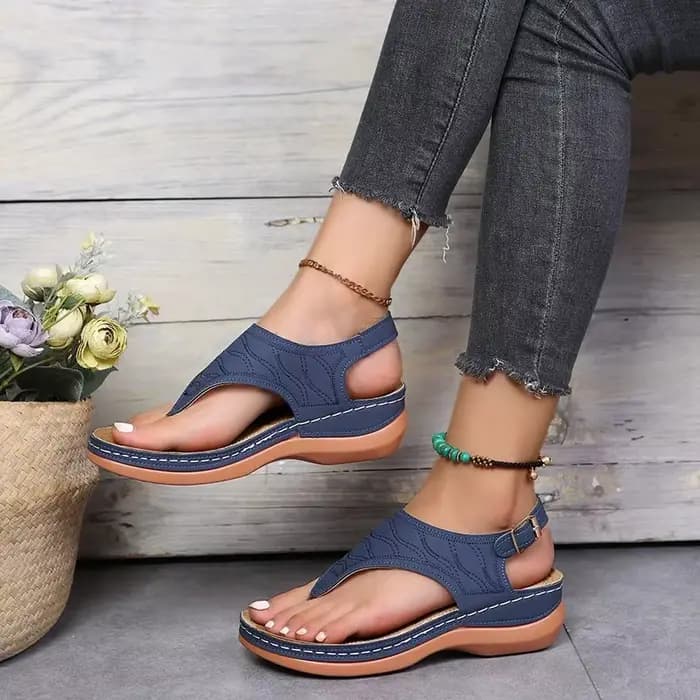 Chaussures à semelles compensées pour femmes, nouvelles sandales à talons hauts, Chaussures d'été, t