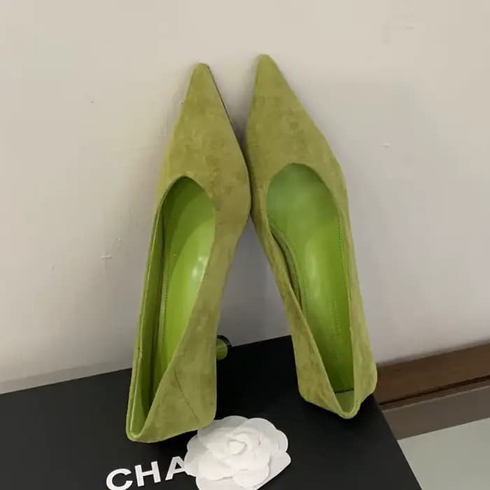 SUOJIALUN 2026 nouvelle marque femmes pompes chaussures mode bout pointu peu profond sans lacet bate