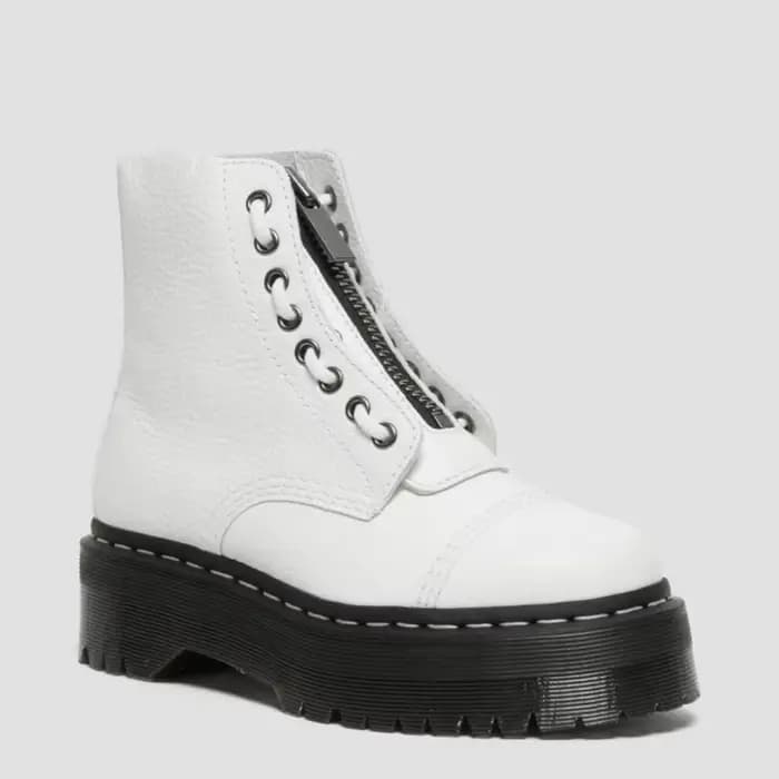 Bottes à plateforme en cuir véritable pour femmes, grande taille 35-45, bottines noires, chaussures