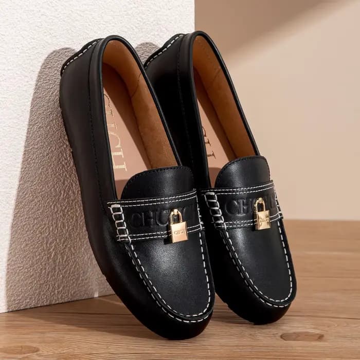 CHCH – mocassins en cuir pour femmes, chaussures d'affaires décontractées, nouvelle collection 2026