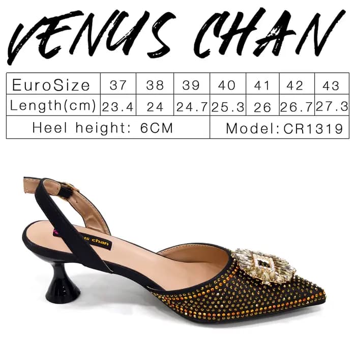 Chaussures de soirée élégantes pour femmes nigérianes 2026 avec talon moyen et sac à main assorti –