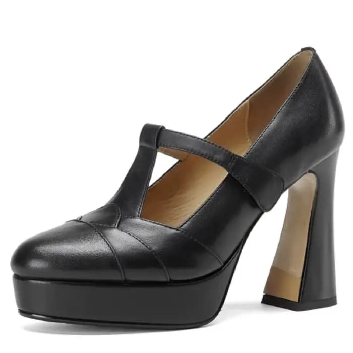 【JOCHEBED HU】Chaussures à talons hauts en cuir véritable faites à la main pour femme, chaussures à p