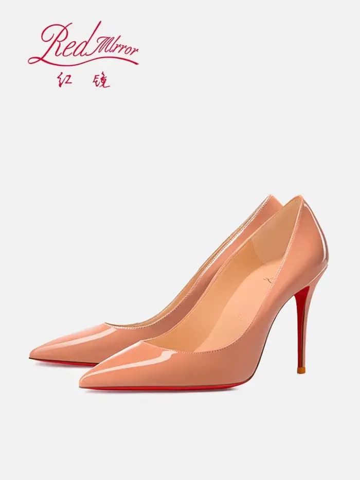Talons hauts à semelles noires et rouges pour femmes en 2024, nouveau style professionnel, chaussure
