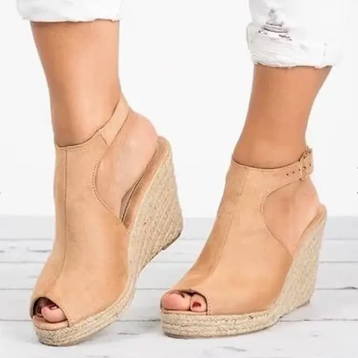 Sandales à Talons pour Femme, Espadrilles Confortables, Chaussures à Plateforme, Nouvelle Collection