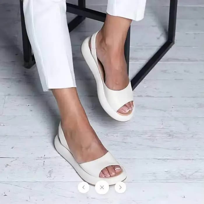 Sandales d'été en cuir PVC pour femmes, chaussures d'été à la mode, bout ouvert, plateforme, Sexy, 2