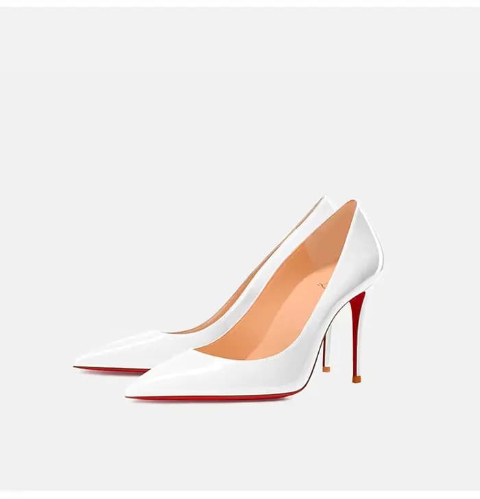 Talons hauts à semelles noires et rouges pour femmes en 2024, nouveau style professionnel, chaussure