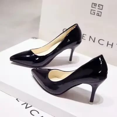 Escarpins à Talons Hauts en Cuir Verni pour Femme, Chaussures de Mariage à Talons Fins, Sexy, Pointu