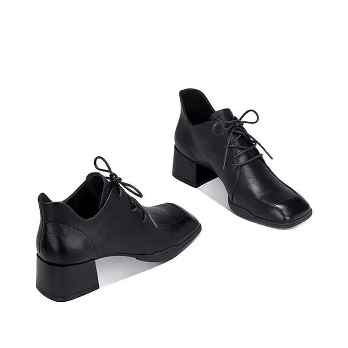 Chaussures Mary Jane en cuir véritable avec semelle intérieure en peau de mouton pour femme, nouvell
