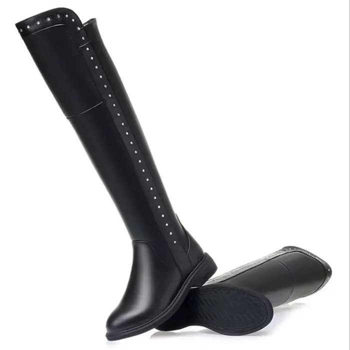 AIYUQI Bottes hautes pour femme Hiver 2026 Nouveauté en cuir véritable Bottes cuissardes pour femme
