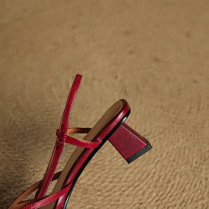 【JOCHEBED HU】 marque faite à la main en cuir véritable chaussures respirantes et confortables femmes