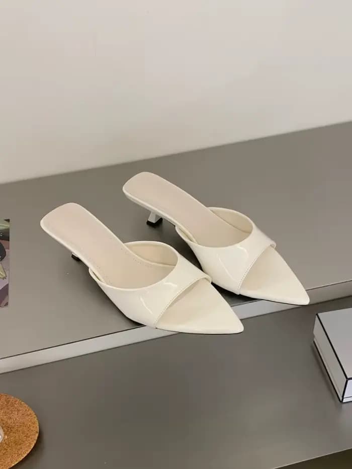Sandales à talons hauts à bout pointu pour femmes, nouveau style décontracté d'été, chaussures à tal