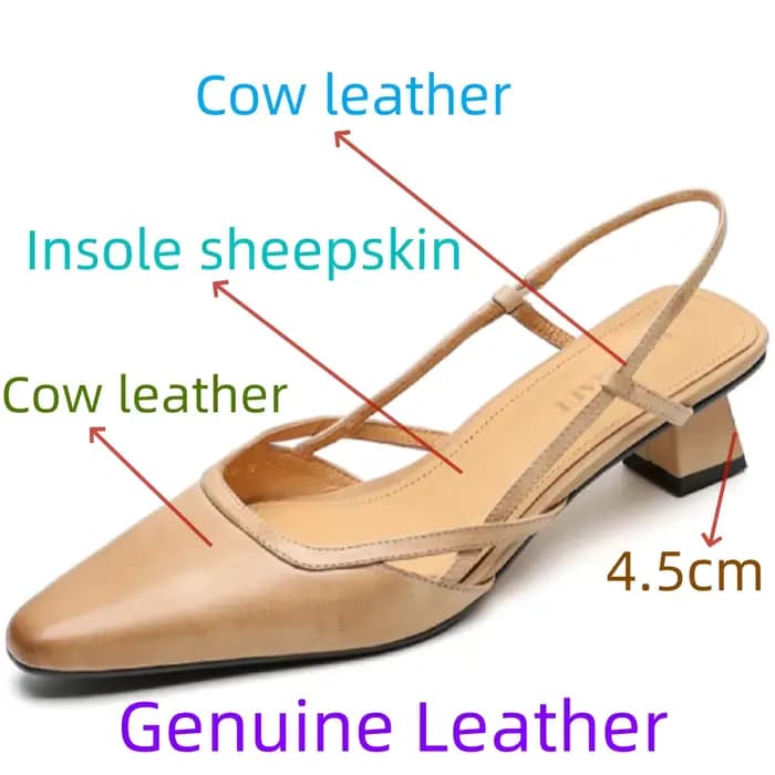 【JOCHEBED HU】 marque faite à la main en cuir véritable chaussures respirantes et confortables femmes