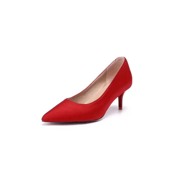 Bout pointu Talon bas Chaussures à talons hauts Imprimé léopard Rose Vert Noir Rouge Vert Chaussures